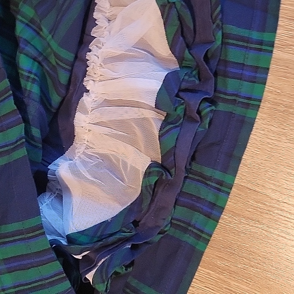 JoJo Maman Bebe Plaid Green and Blue Dress - Picture 4 of 4